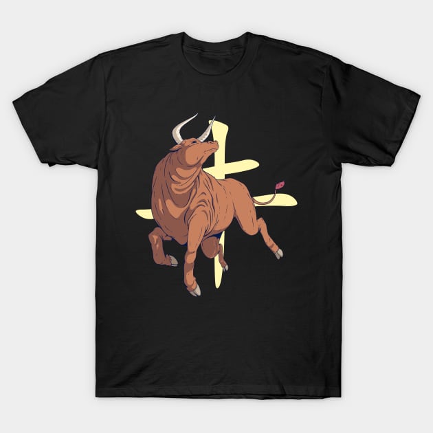 Chinese Zodiac - Ox T-Shirt by Snowman store